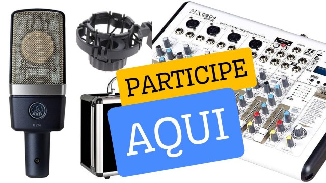 SORTEIO CULTURAL MICROFONE AKG PROFISSIONAL E MESA DE SOM